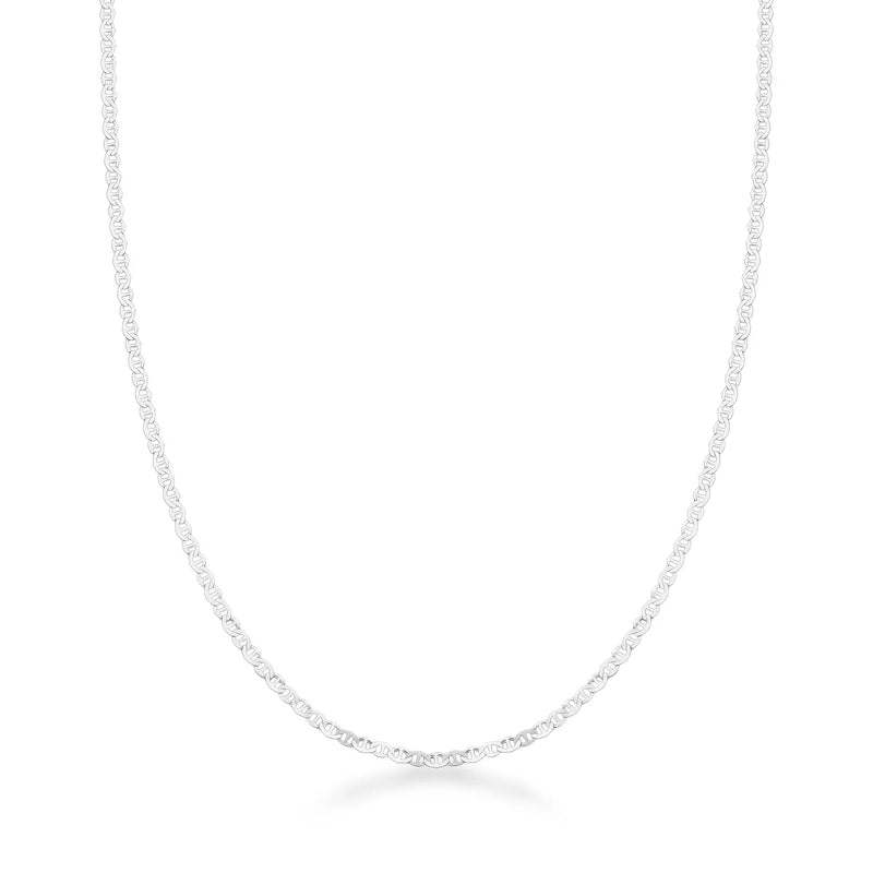 Corrente Piastrine Masculina em Prata 925