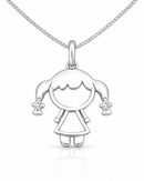 Colar Menina Prata 925
