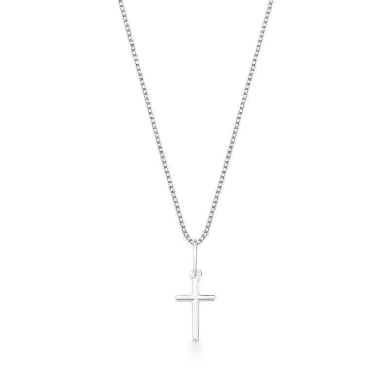 Colar Crucifixo Pequeno em Prata 925
