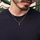 Colar Crucifixo Pequeno em Prata 925