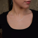 Corrente Veneziana Feminina em Prata 925