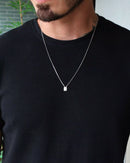 Escapulário de Prata 60 cm - Corrente Veneziana